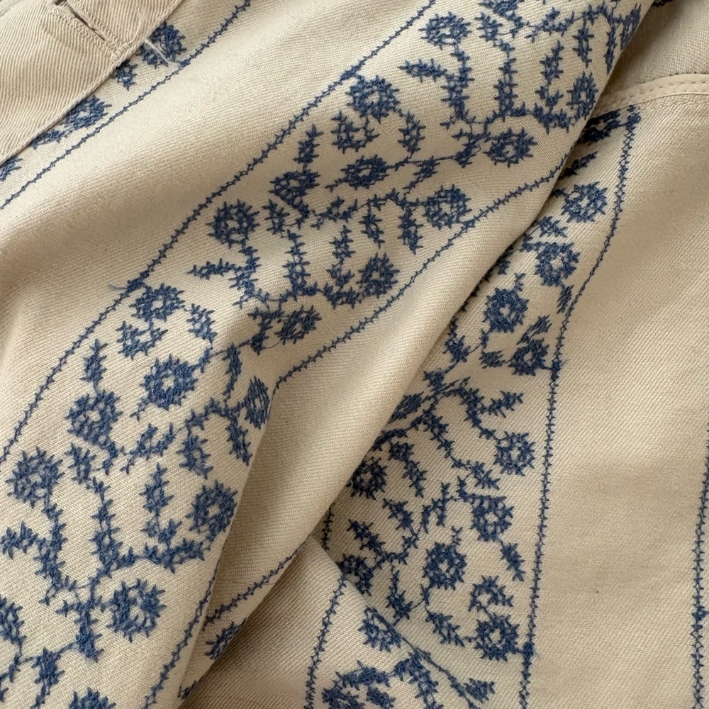 NWOT - LOFT Embroidered 100% cotton jacket - Picture 5 of 7